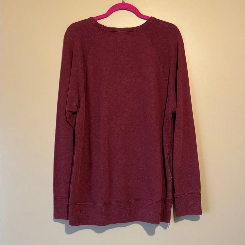J. Crew Maroon Sweatshirt